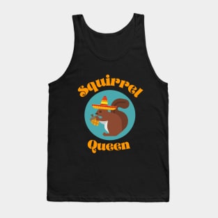 Fiesta Squirrel Queen Tank Top